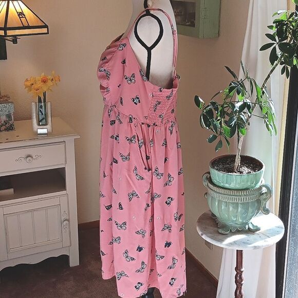 Torrid Butterfly Sundress. Soft Girl, Tomato Girl. Coastal Cowgirl - Picture 5 of 12